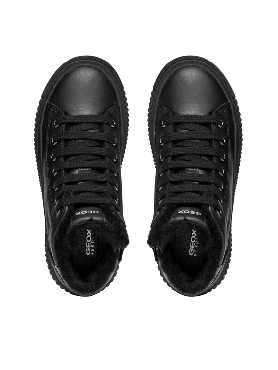 Geox Geox Auliniai batai J Laquinny Girl J46M3G 00085 C9999 S Juoda