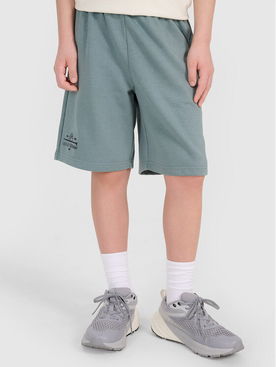 4F 4F Szorty sportowe VIBRANT WARMTH Turkusowy Oversize