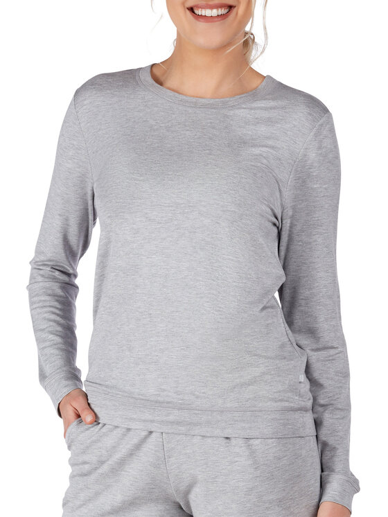 Huber Huber Tričko 018854 Sivá Regular Fit