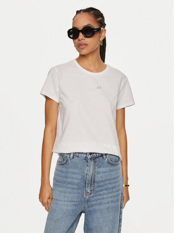 TWINSET TWINSET Футболка 242TP2321 Білий Relaxed Fit