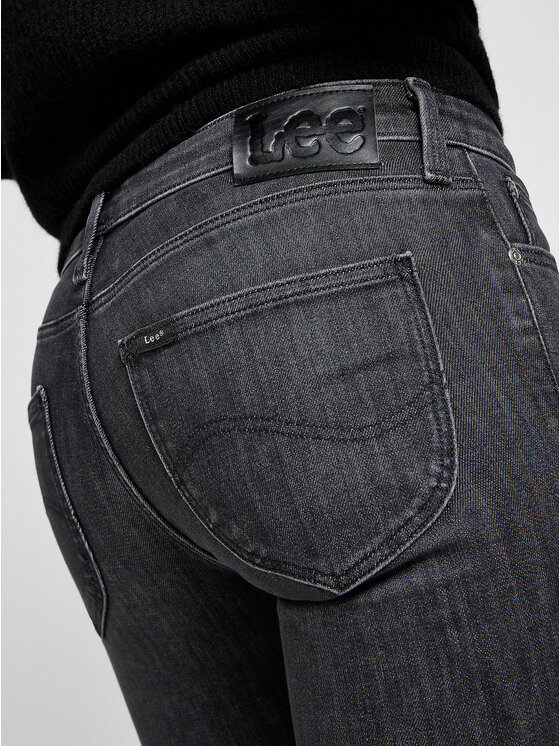 Lee Lee Jeansy SCARLETT Szary Slim Fit