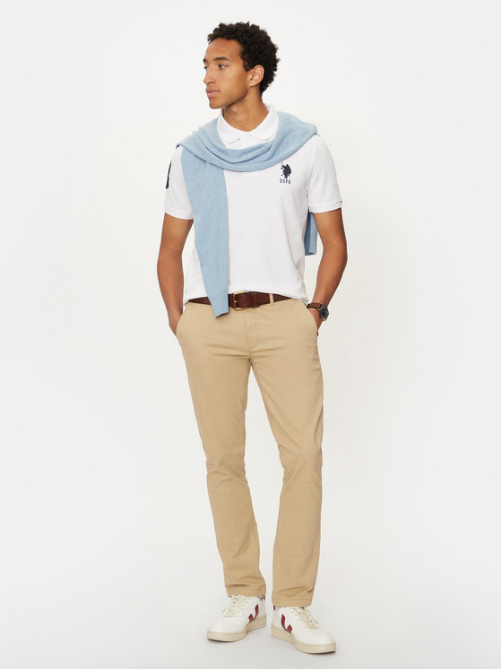 U.S. Polo Assn. U.S. Polo Assn. Polo MUP3313 Bijela Regular Fit
