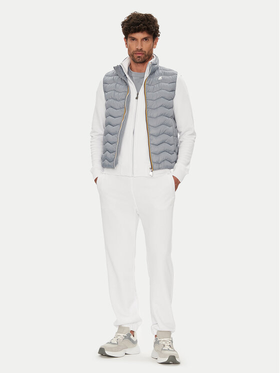 K-Way K-Way Prsluk Valen K6114RW Siva Slim Fit