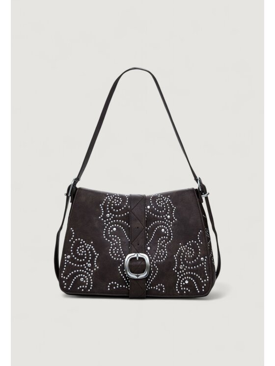 Desigual Desigual Torba BAG_POKER FACE POSADA Brązowy