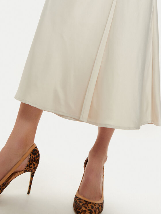 Guess Guess Midi szoknya Anastasia W4BD56 WGIG2 Ekru Regular Fit