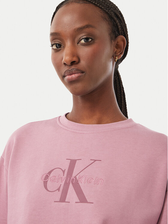 Calvin Klein Jeans Calvin Klein Jeans Hanorac Monologo LV047B234G Roz închis Regular Fit