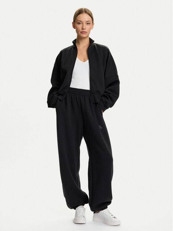 adidas adidas Bluza Off Placed 3-Stripes JX2705 Czarny Regular Fit