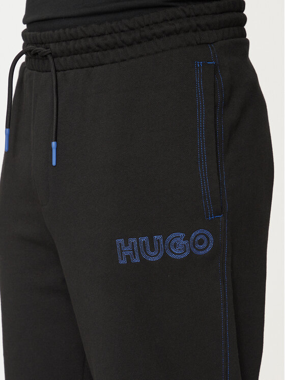 HUGO Hugo Teplákové kalhoty 50521720 Černá Regular Fit