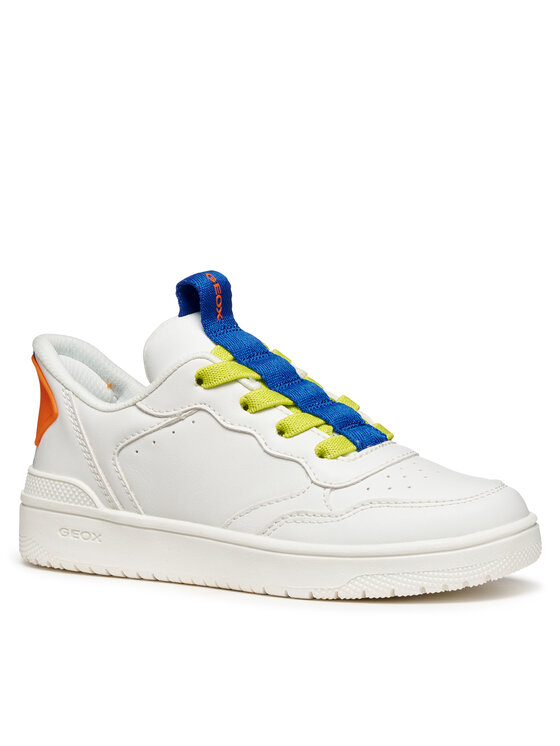 Geox Geox Sneakersy J Washiba Fast In Bo J56NRB 05415 C0293 S Bílá