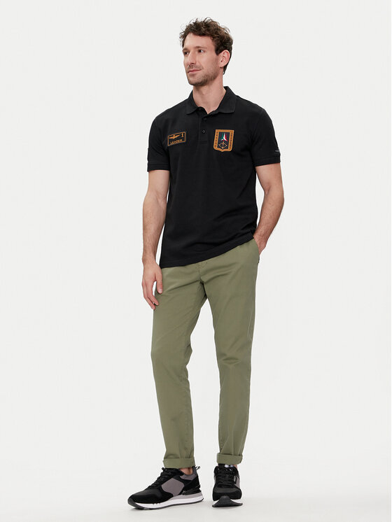 Aeronautica Militare Aeronautica Militare Polo 241PO1762P192 Nero Regular Fit