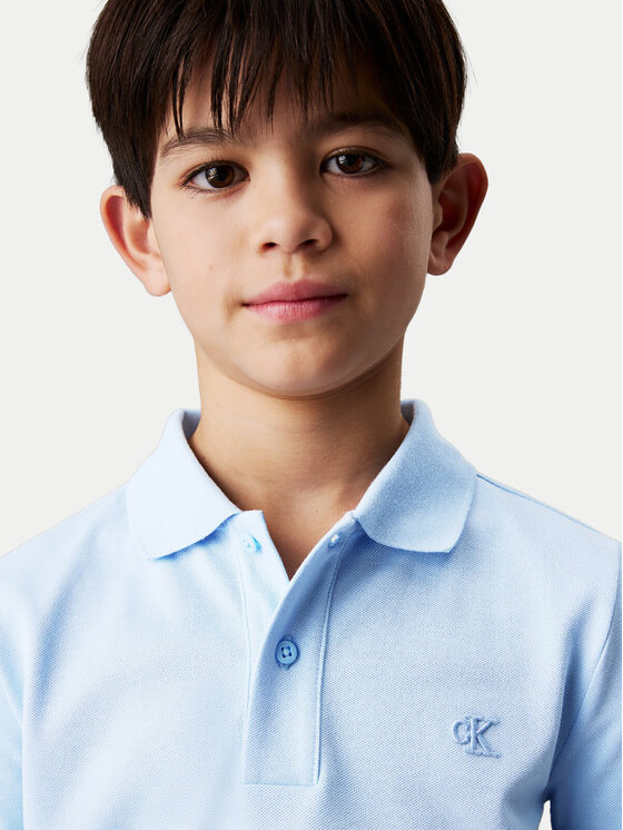 Calvin Klein Jeans Calvin Klein Jeans Polo marškinėliai Essential IB0IB02486 Žydra Regular Fit