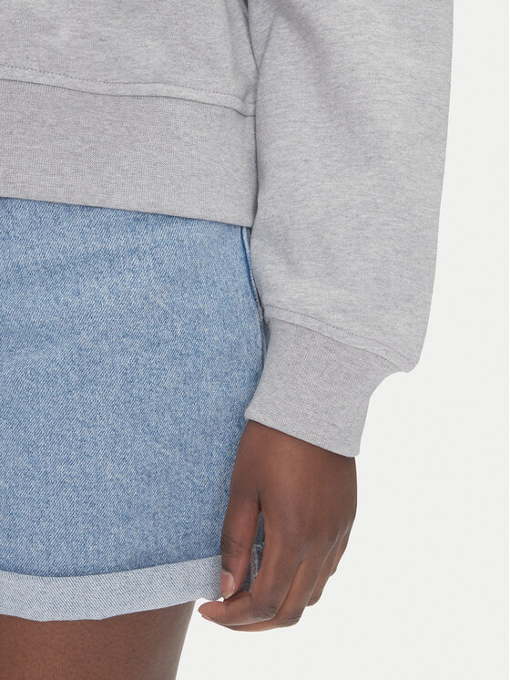 Calvin Klein Jeans Calvin Klein Jeans Світшот Monologo LV047B234G Сірий Relaxed Fit