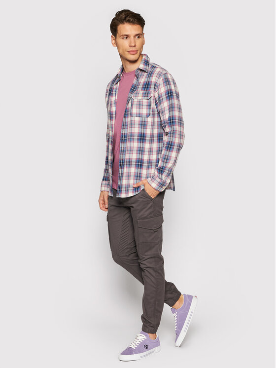 Jack&Jones Jack&Jones Pantaloni di tessuto Paul 12140326 Grigio Tapered Fit