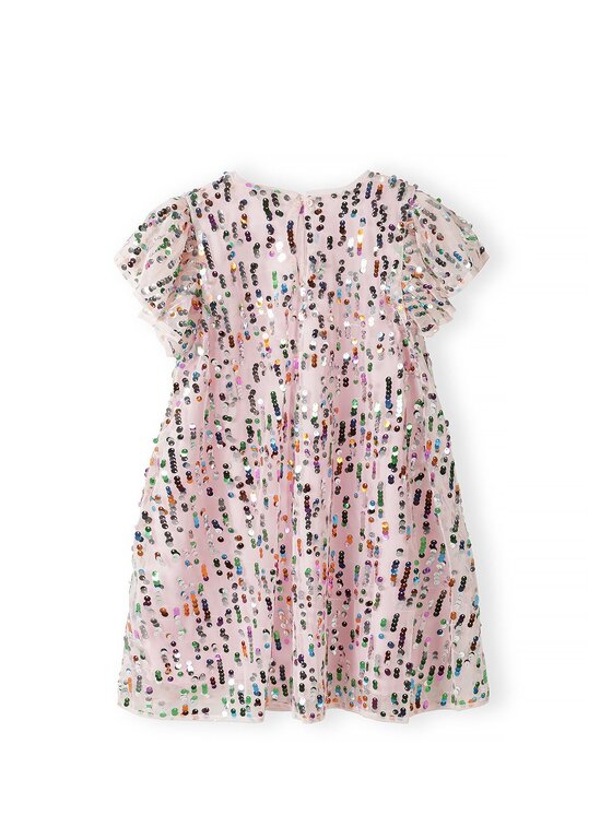 minoti minoti Sukienka elegancka 32DRESS155 Różowy Regular Fit