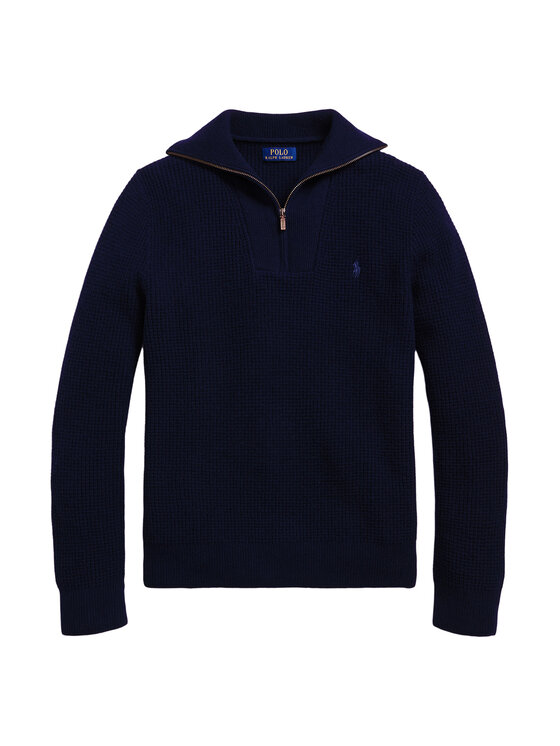 Polo Ralph Lauren Polo Ralph Lauren Πουλόβερ 710941101001 Σκούρο μπλε Regular Fit