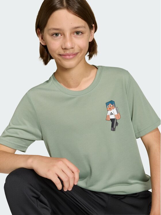 adidas adidas T-Shirt 158794 Zielony Regular Fit