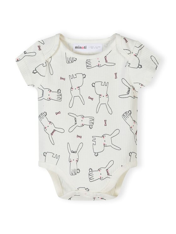 minoti minoti Body 28BABYRIB4 Różowy Regular Fit