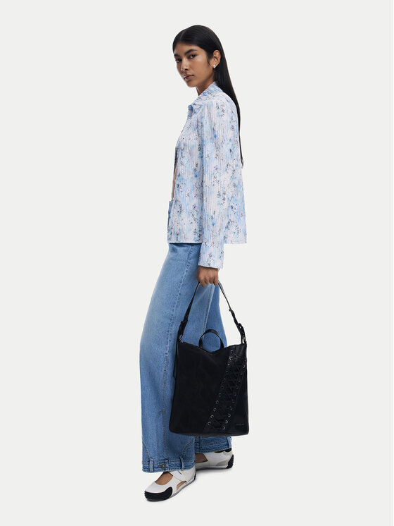 Desigual Desigual Ročna torba Patch Tango P 25WAKP12 Črna