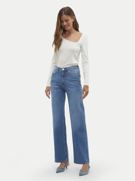 Vero Moda Vero Moda Farmer Tessa 10308153 Kék Wide Leg