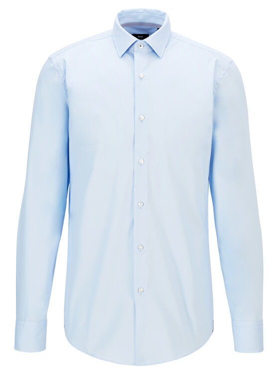 BOSS Boss Cămașă Jesse 50451092 Albastru celest Slim Fit