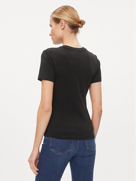Tommy Hilfiger Tommy Hilfiger Футболка New Cody WW0WW40587 Чорний Slim Fit