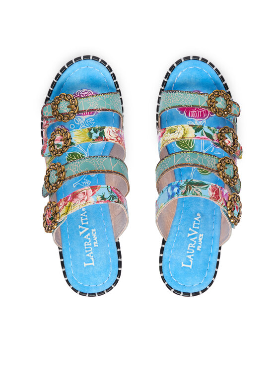 Laura Vita Laura Vita Шльопанці Naomio 10 Голубий