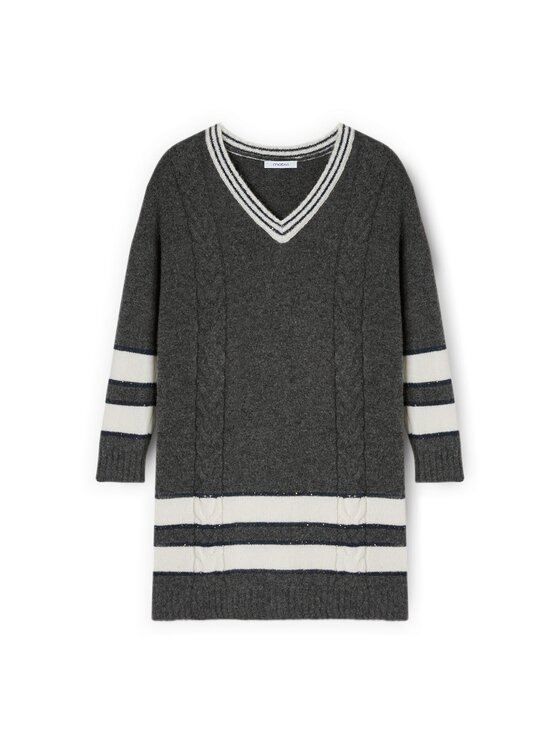 Motivi Motivi Vestito da giorno 7605W001513N0V3 Grigio Regular Fit