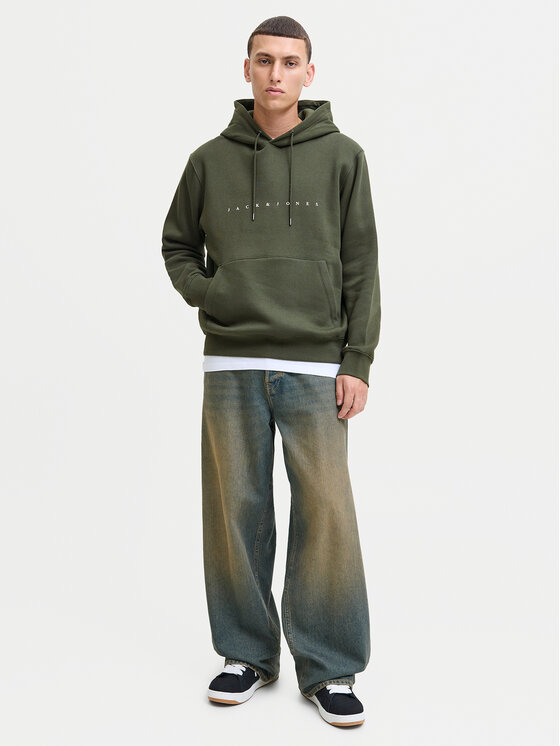 Jack & Jones Jack & Jones Bluză Star 12233972 Verde Relaxed Fit