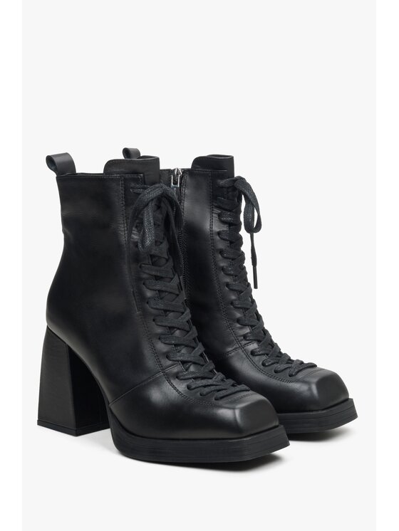 Estro Estro Μποτάκια ER00114699 Μαύρο