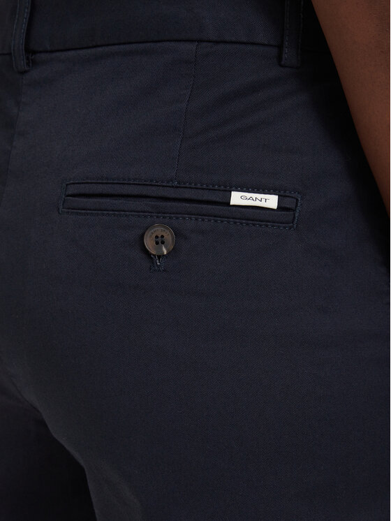 Gant Gant Шорти от плат 4020130 Тъмносин Regular Fit