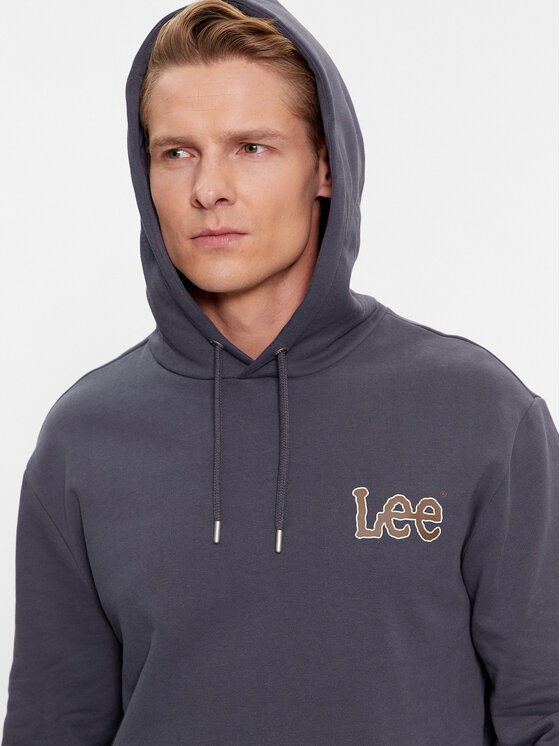 Lee Lee Felpa 112342453 Blu scuro Regular Fit