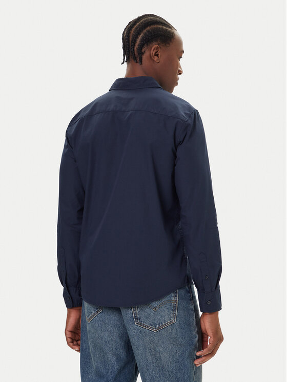 Mustang Mustang Särk Canton 1016951 Tumesinine Slim Fit