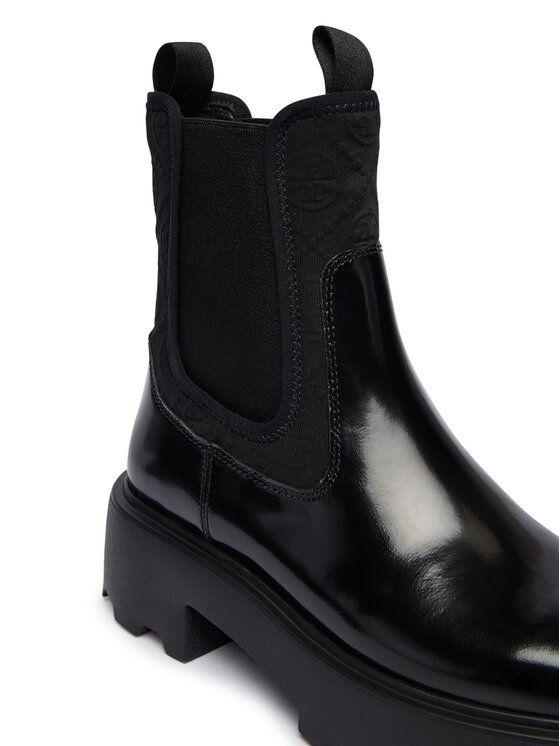 Tory Burch Tory Burch Členková obuv s elastickým prvkom T Monogram 177079 Čierna