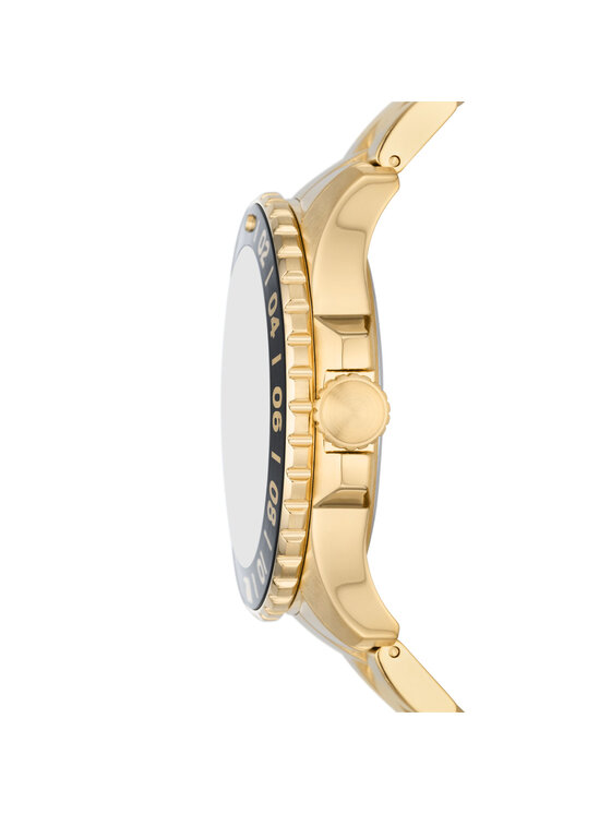 Fossil Fossil Ρολόι Blue FS5990 Χρυσό