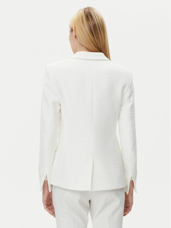 BOSS BOSS Marynarka Jatawa2 50535931 Biały Slim Fit