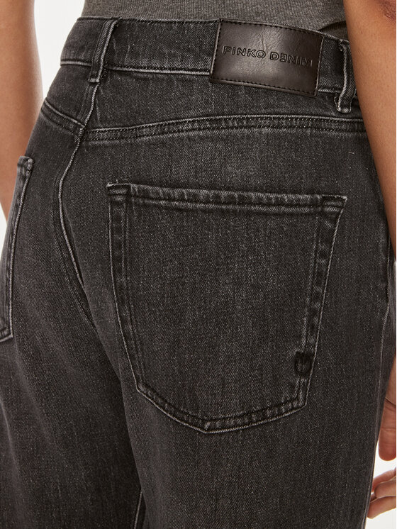 PINKO Pinko Τζιν Leyda 103882 A20U Μαύρο Loose Fit