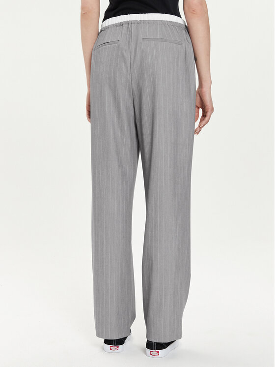 ONLY ONLY Hlače Tille 15339242 Siva Straight Fit