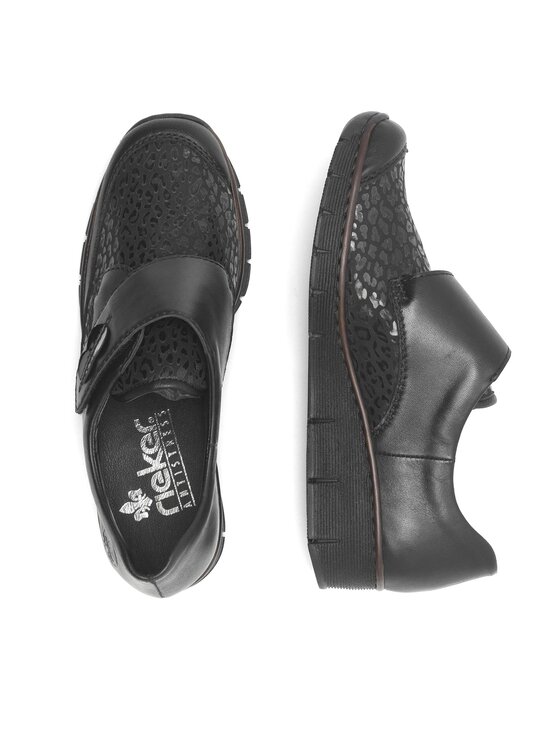 Rieker Rieker Pantofi 537C0-00 Negru