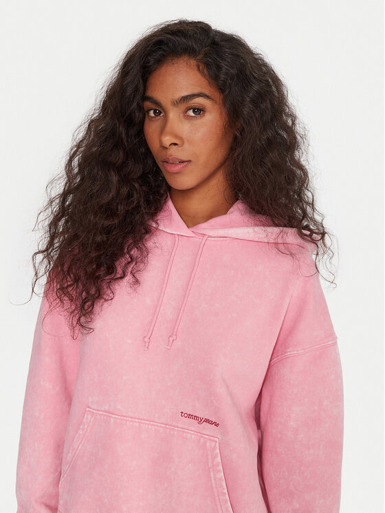 Tommy Jeans Tommy Jeans Mikina DW0DW21609 Růžová Boxy Fit