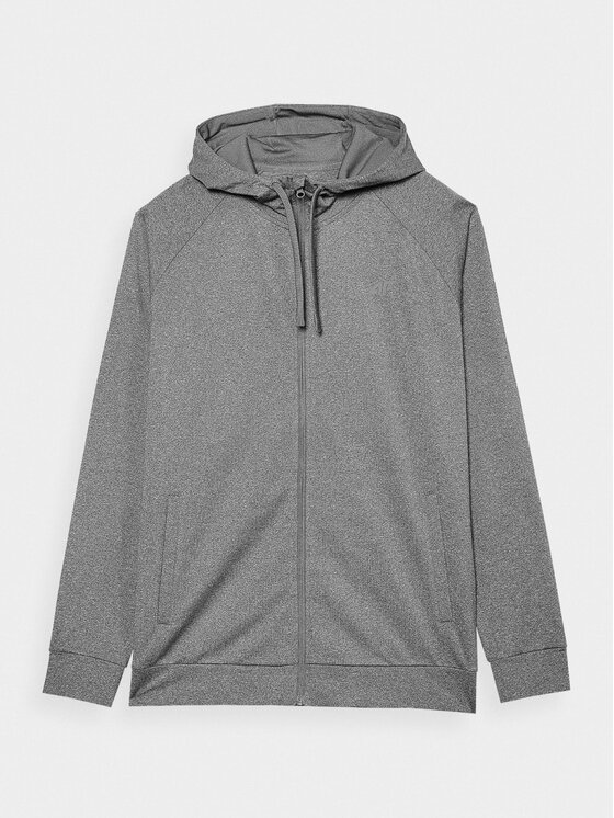 4F 4F Felpa tecnica 4FWAW24TFSWM403-25M Grigio Regular Fit