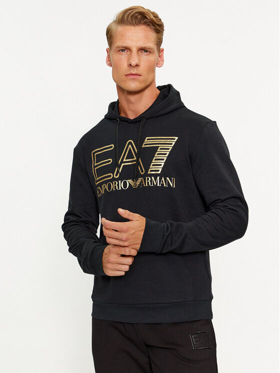 EA7 Emporio Armani EA7 Emporio Armani Džemperis 6RPM09 PJSHZ 0208 Juoda Regular Fit