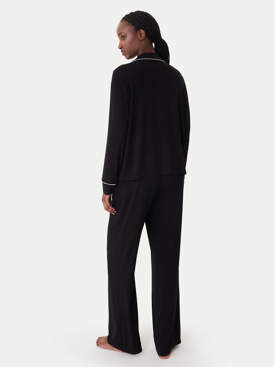 KARL LAGERFELD KARL LAGERFELD Pyžamo B1W45010 Čierna Relaxed Fit