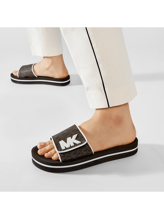 michael kors platform slide