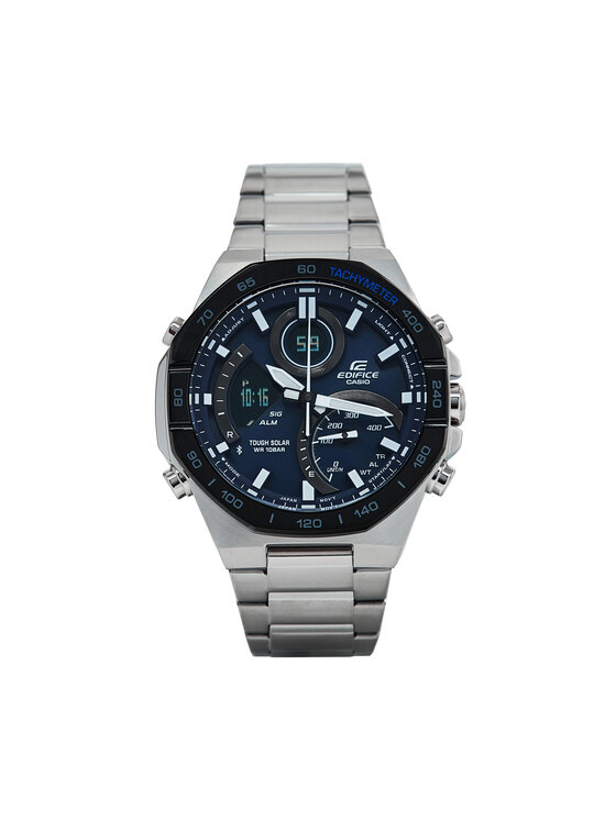 Casio Zegarek Edifice Racing ECB-950DB-2AEF Srebrny | Modivo.pl