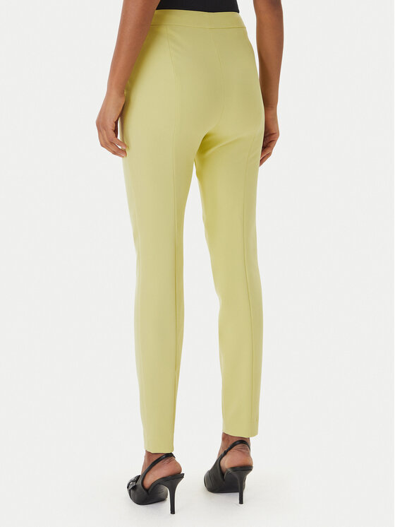 HUGO HUGO Spodnie materiałowe Hagonia-1 50539991 Żółty Slim Fit