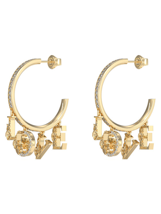 Guess Guess Naušnice JUBE05 034JW Zlatna