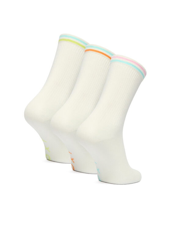 Roxy Roxy Довгі шкарпетки CEO_BR_ROXY_2032_W_AW25 (3 PACK) Білий