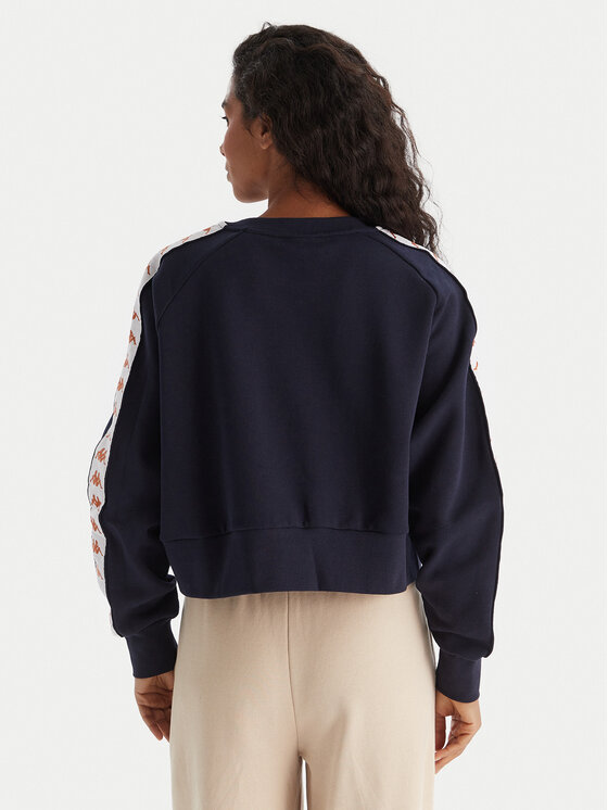 Kappa Kappa Sweatshirt Banda Marbella 311U1TW Dunkelblau Regular Fit