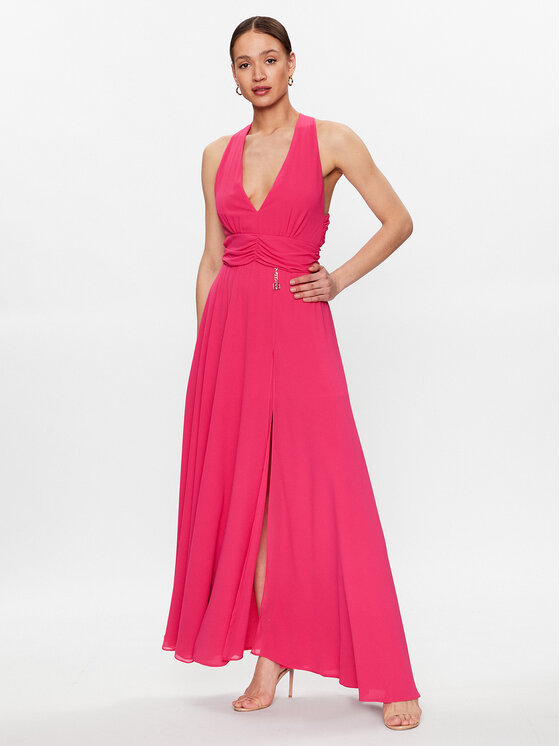 Fracomina Fracomina Abendkleid FQ23SD3004W41201 Rosa Regular Fit