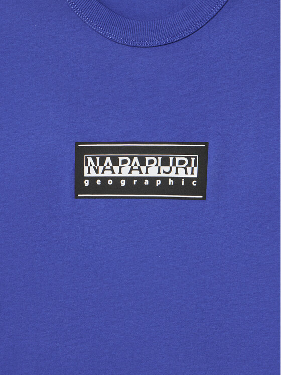 Napapijri Napapijri Tričko S-Chamois NP0A4HYL M Modrá Regular Fit
